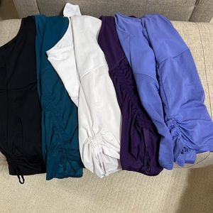 Bundle of 5 Fabletics Cashel Tops